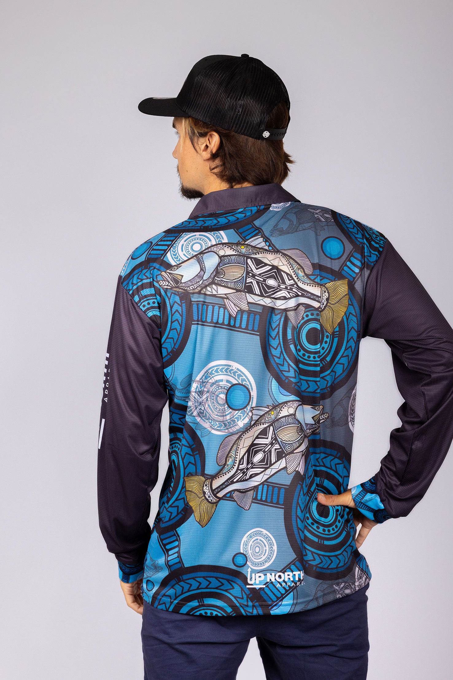 BARRA INDIGENOUS DESIGN POLO JERSEY