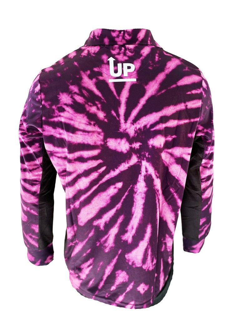 LADIES SISTER TIE DYE JERSEY RPET RECYCLABLE FABRIC