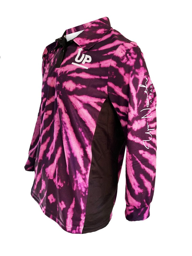 LADIES SISTER TIE DYE JERSEY RPET RECYCLABLE FABRIC