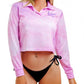LADIES PURPLE HAZE CROP RPET RECYCLABLE FABRIC – Up North Apparel