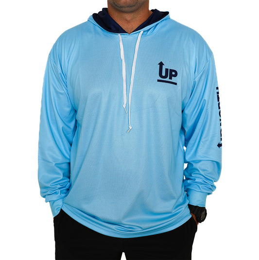 STYLIN HOOD JERSEY - LIGHT BLUE