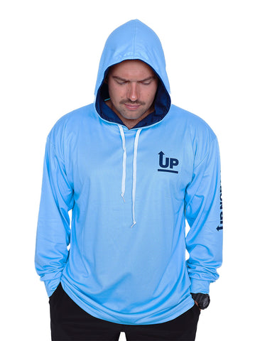 STYLIN HOOD JERSEY - LIGHT BLUE