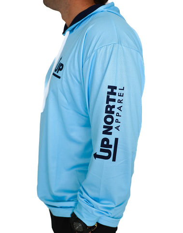 STYLIN HOOD JERSEY - LIGHT BLUE