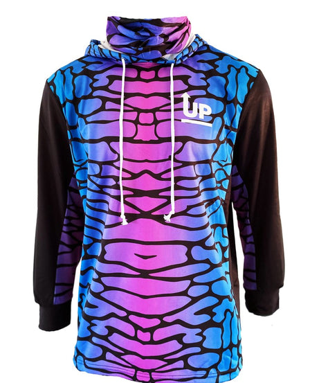 LADIES TIGER SHARK JERSEY HOOD AND BUFF