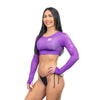 UNA LONG SLEEVE ACTIVE CROP TEE – Up North Apparel