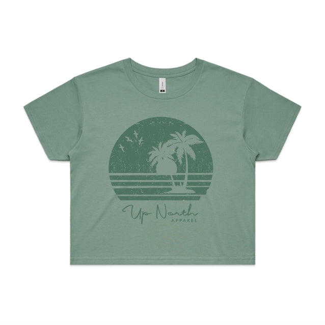 SUMMER BEACH - SAGE CROP – Up North Apparel