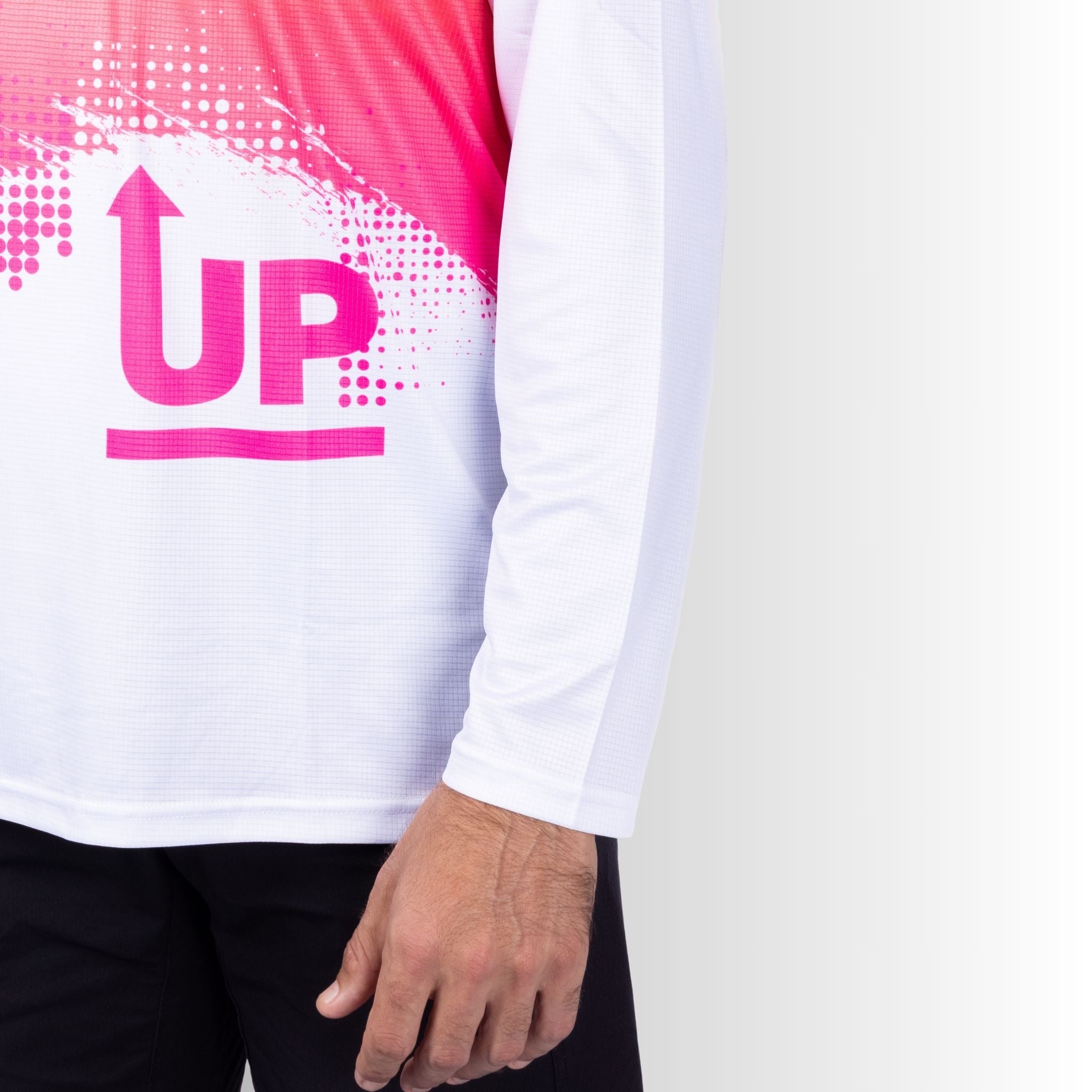 Neon White Ink’d Up – LS HYFLEX Jersey