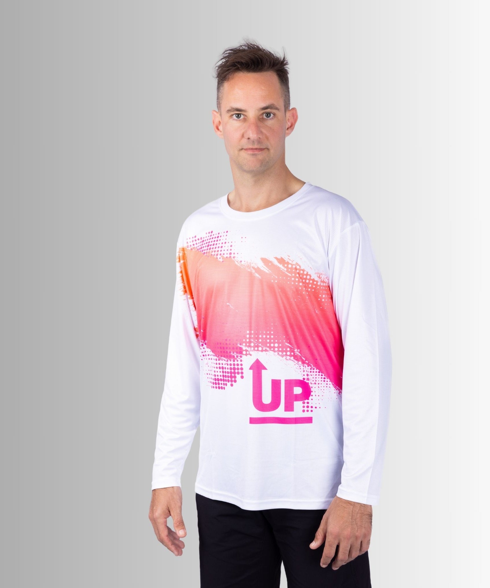 Neon White Ink’d Up – LS HYFLEX Jersey