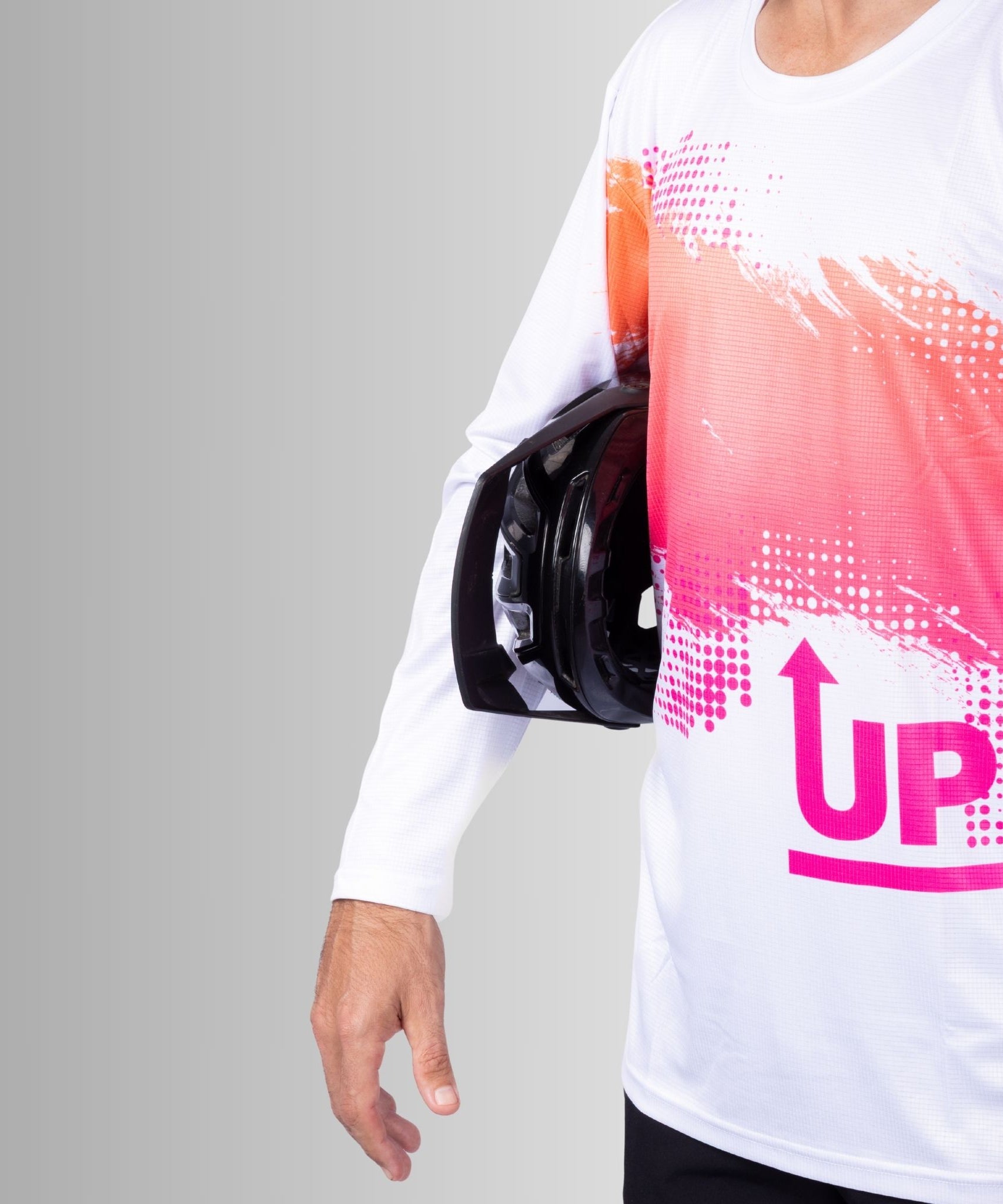 Neon White Ink’d Up – LS HYFLEX Jersey