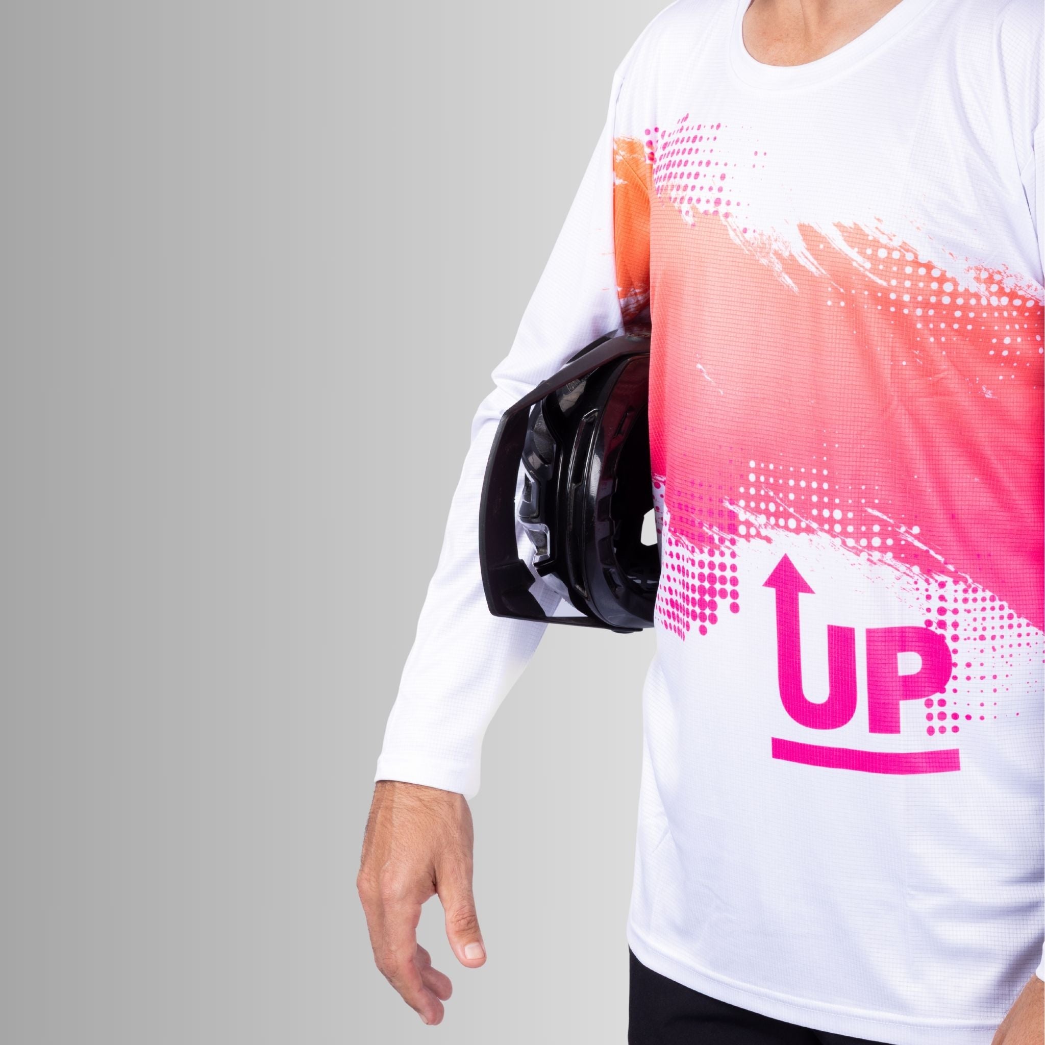 Neon White Ink’d Up – LS HYFLEX Jersey