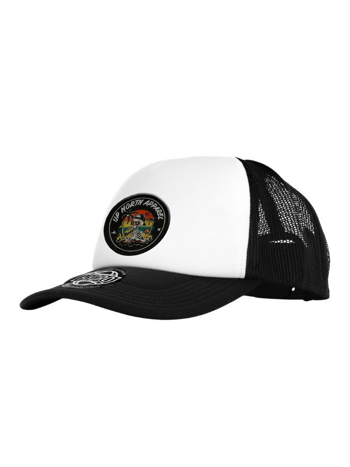 Gone Troppo Foam Trucker - White – Up North Apparel