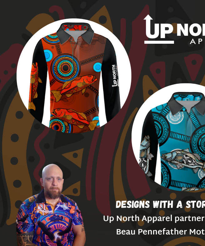 BARRA INDIGENOUS DESIGN POLO JERSEY