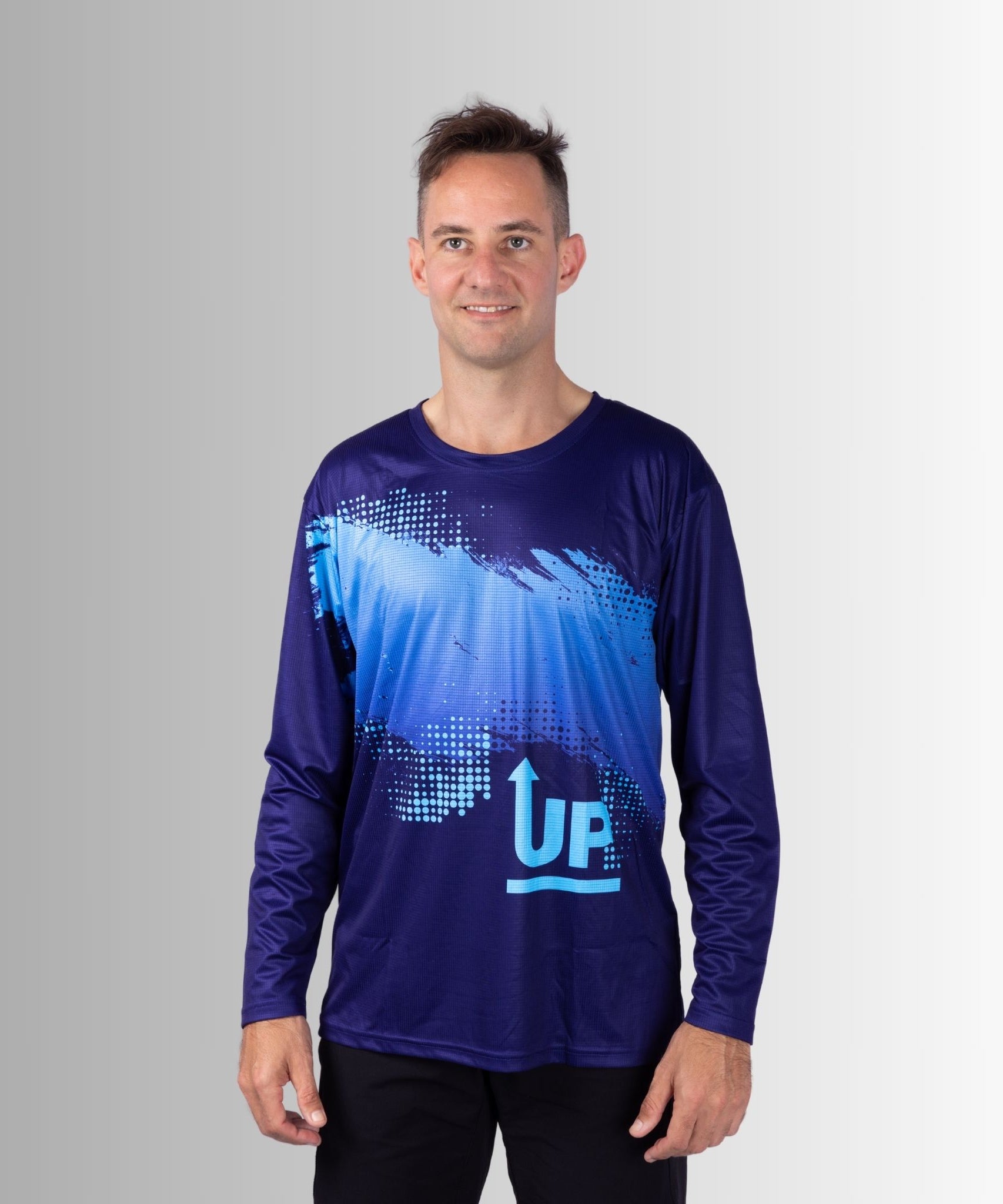 Neon Navy Ink’d Up – LS HYFLEX Jersey