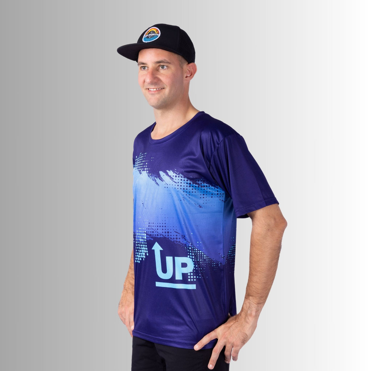 Neon Navy Ink’d Up – SS HYFLEX Jersey – Up North Apparel