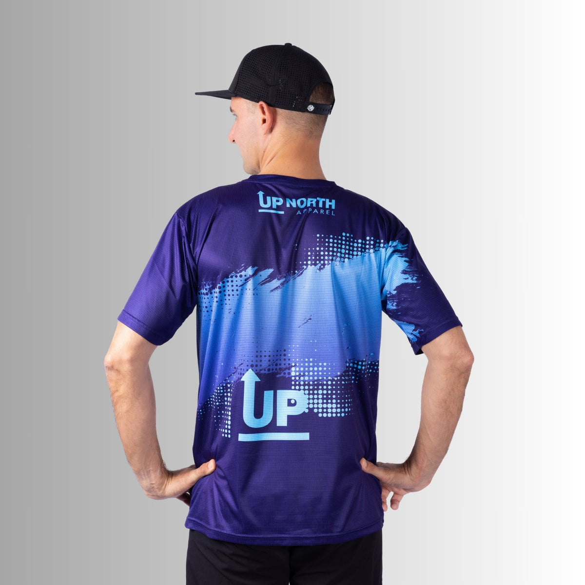 Neon Navy Ink’d Up – SS HYFLEX Jersey – Up North Apparel