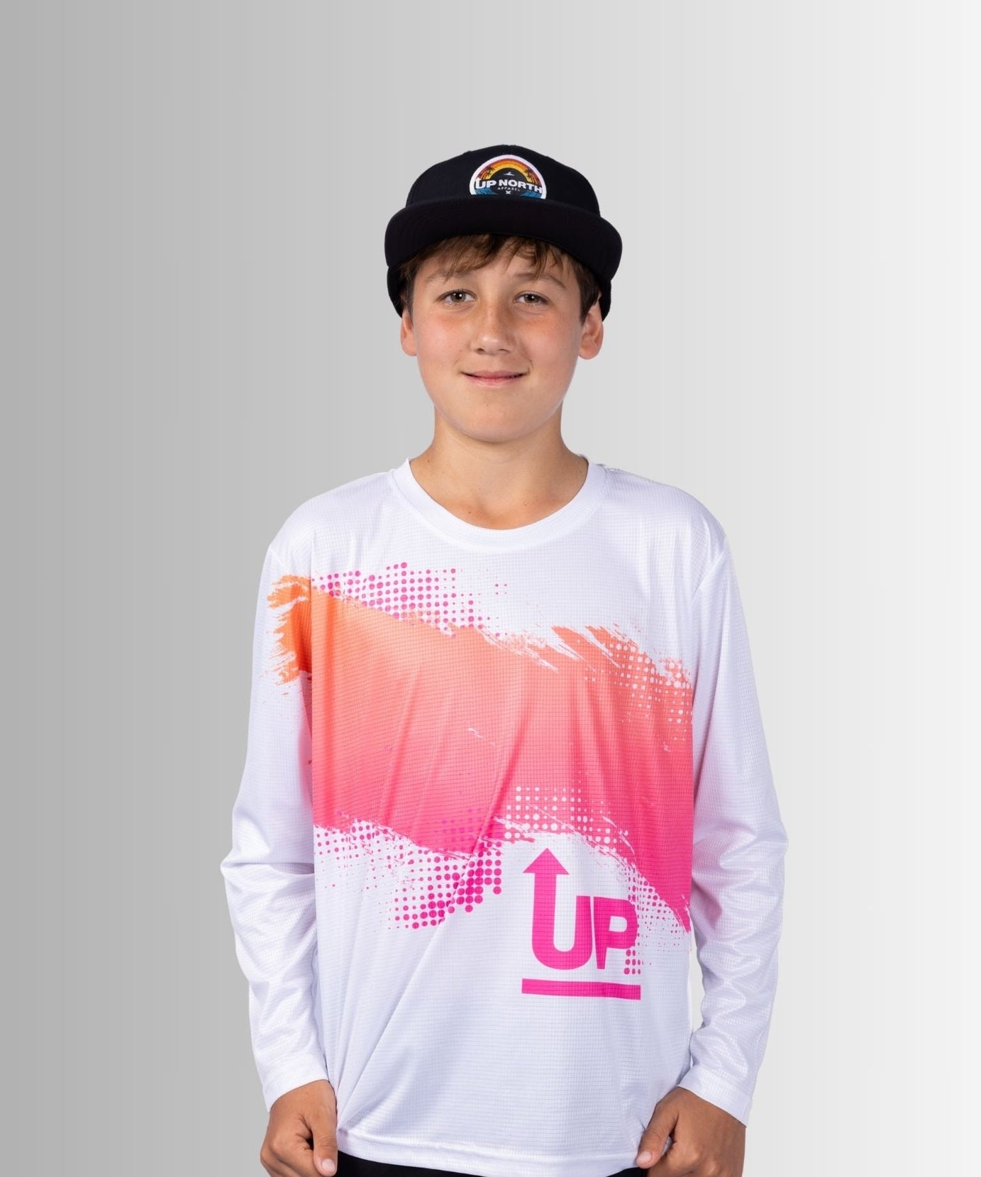 Kids Neon White  Ink’d Up – LS HYFLEX Jersey
