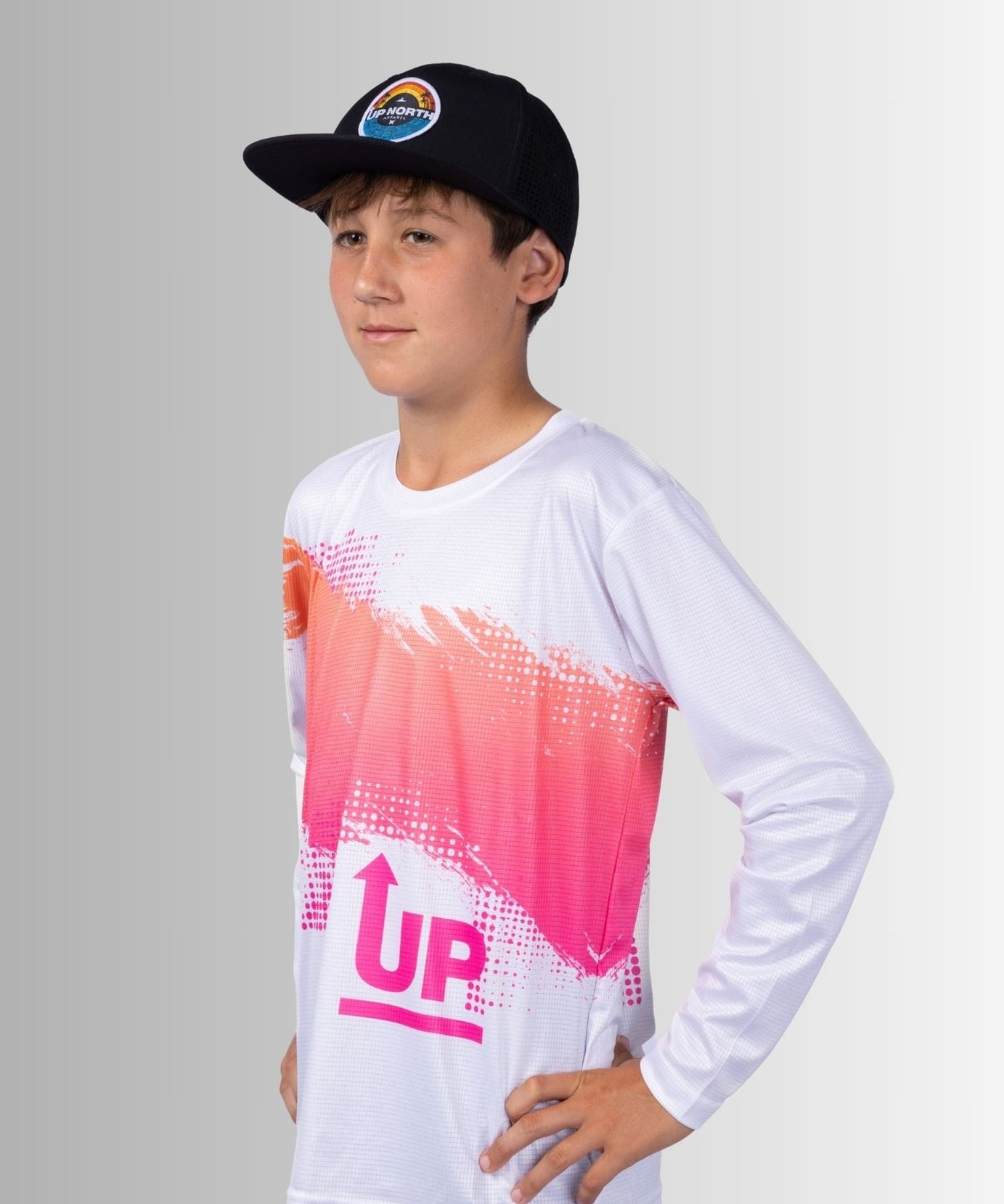Kids Neon White  Ink’d Up – LS HYFLEX Jersey