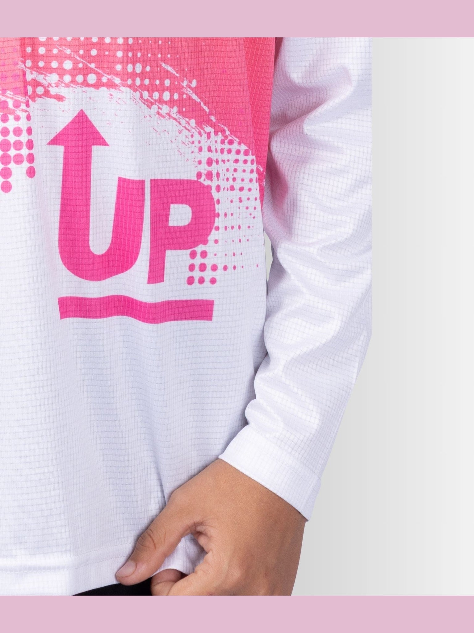 Kids Neon White  Ink’d Up – LS HYFLEX Jersey – Up North Apparel