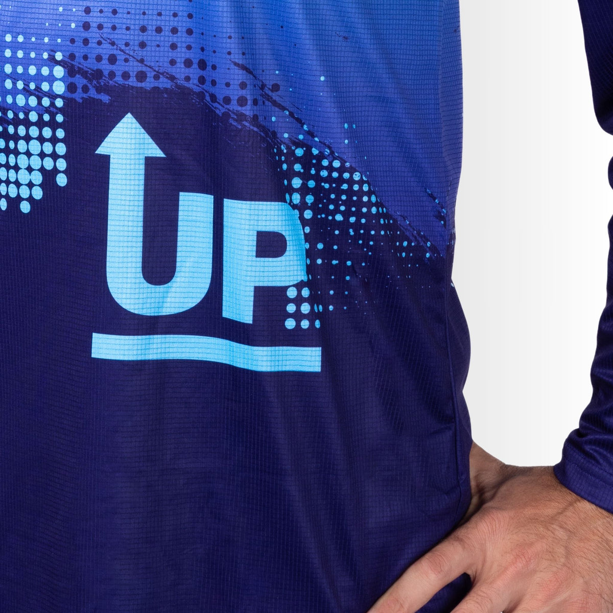 Neon Navy Ink’d Up – LS HYFLEX Jersey – Up North Apparel