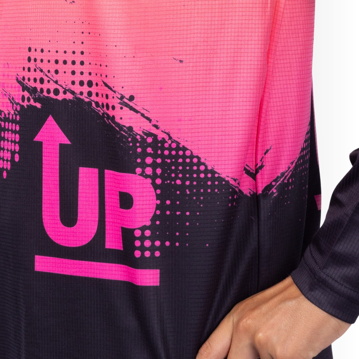 Kids Neon Black Ink’d Up – LS HYFLEX Jersey – Up North Apparel