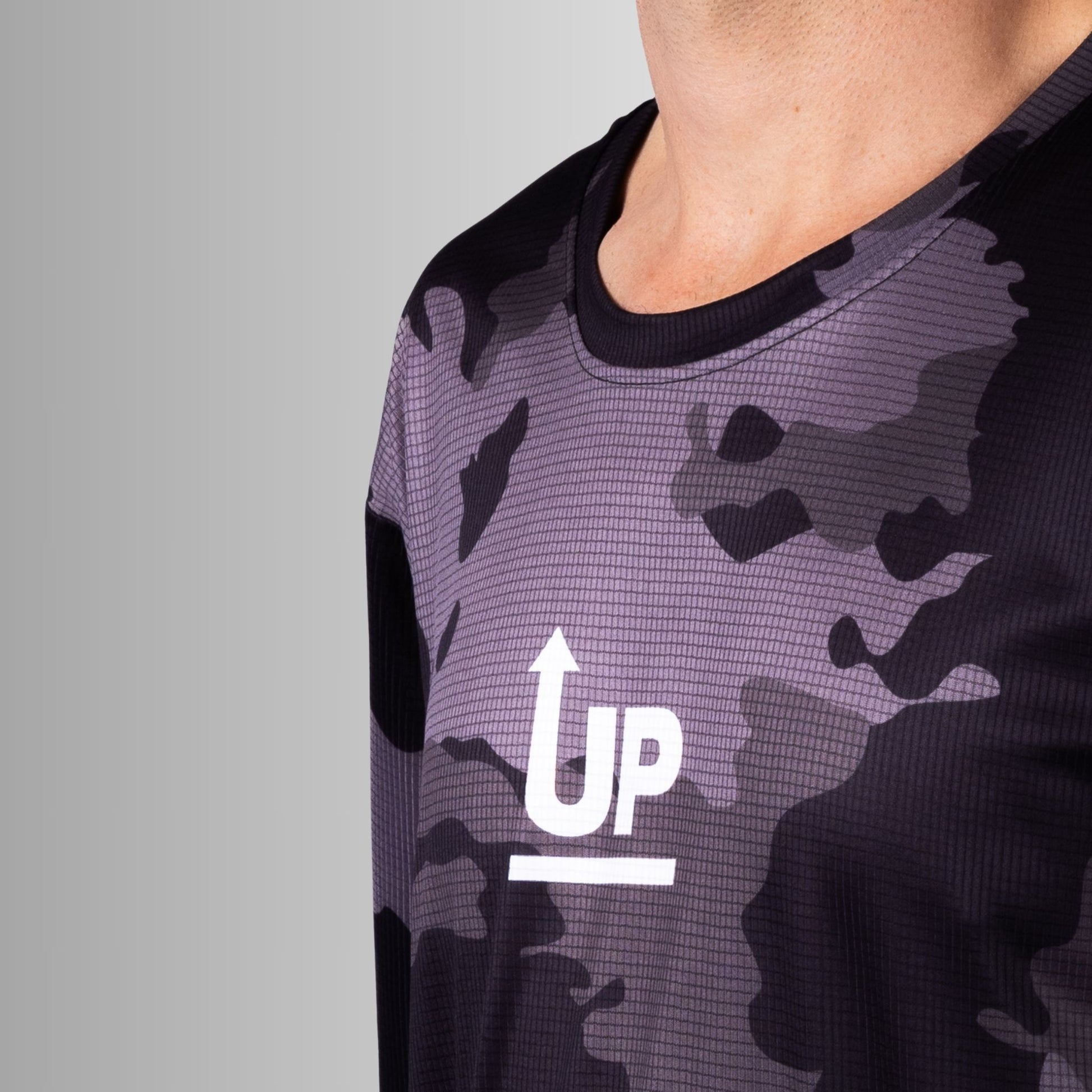 Dark Storm Camo – SS HYFLEX Jersey – Up North Apparel