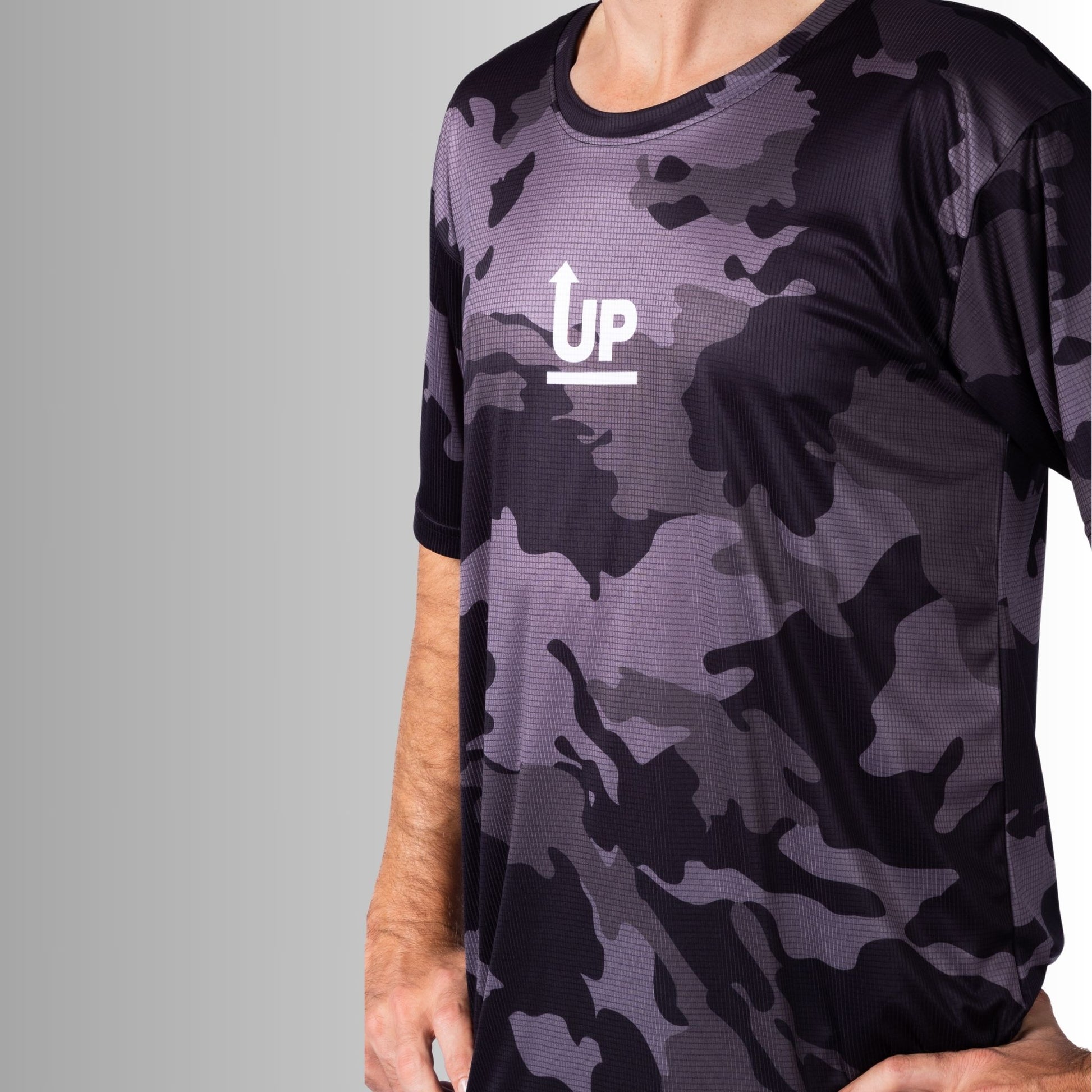 Dark Storm Camo – SS HYFLEX Jersey – Up North Apparel