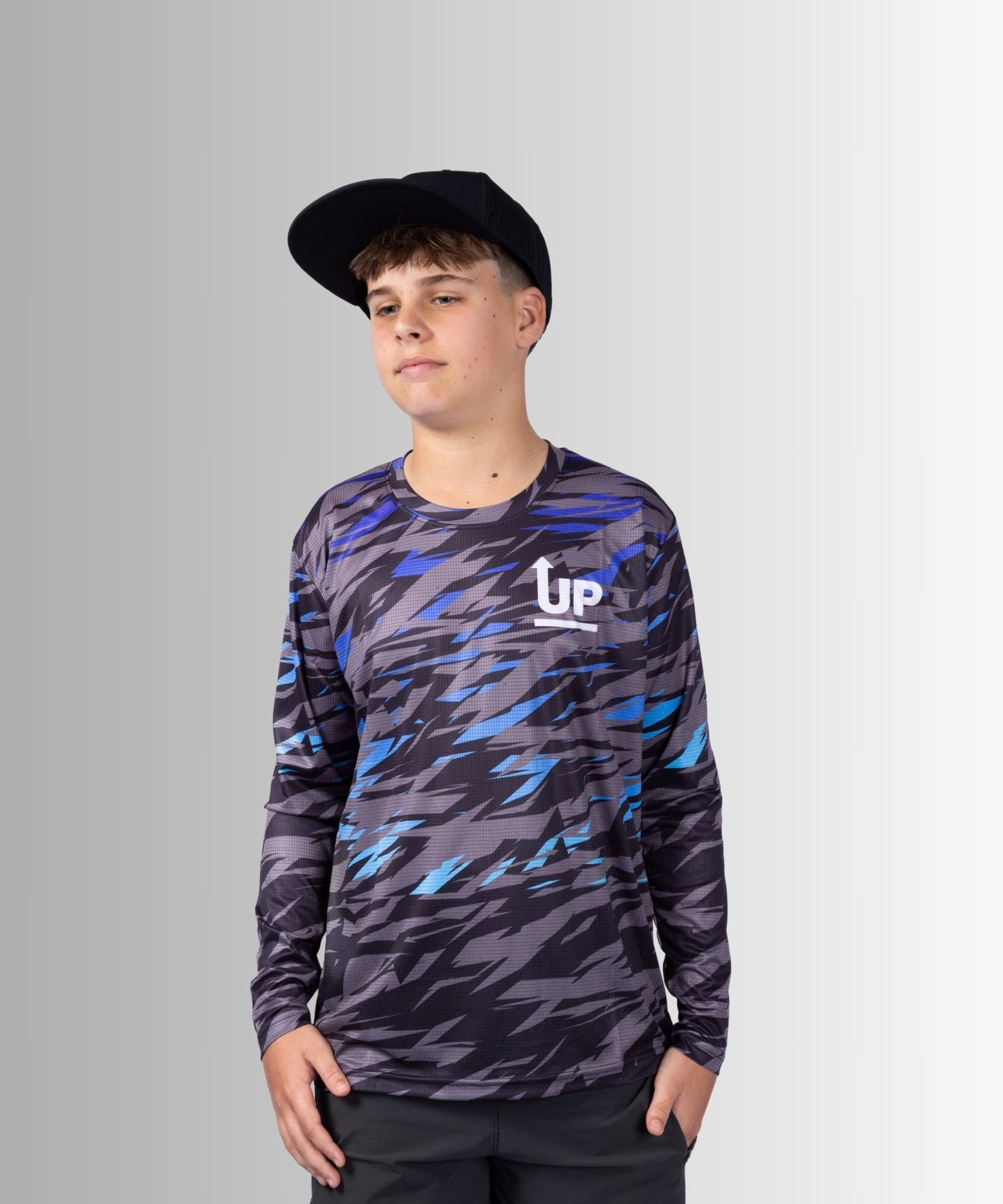 Kids Matrix Ocean Grey – LS HYFLEX