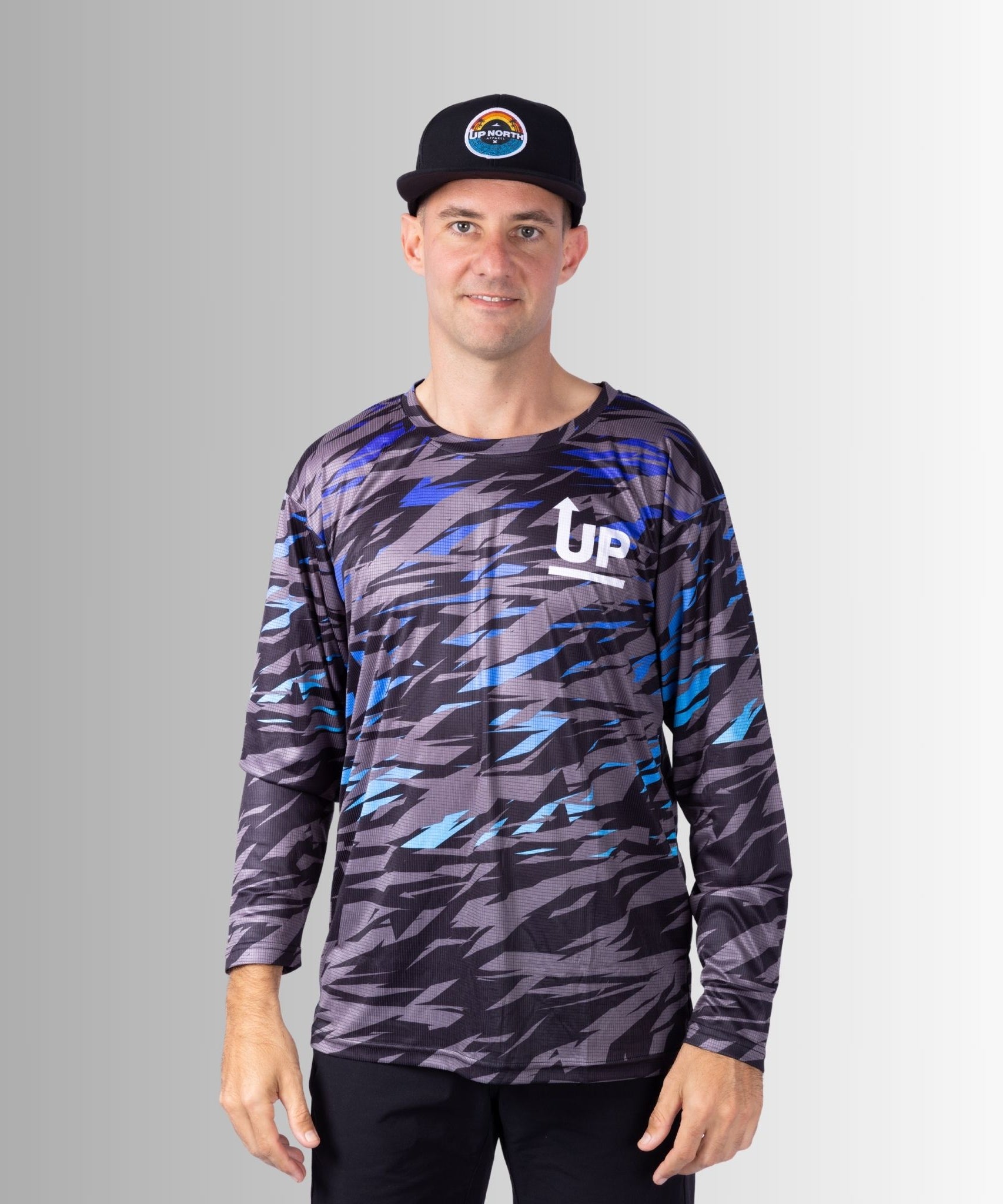 Matrix Ocean Grey – LS HYFLEX Jersey