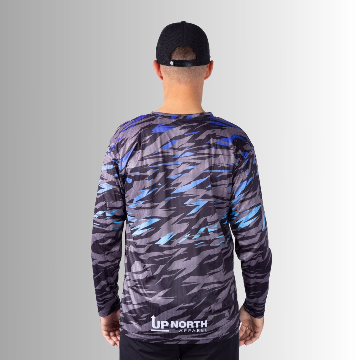 Matrix Ocean Grey – LS HYFLEX Jersey – Up North Apparel