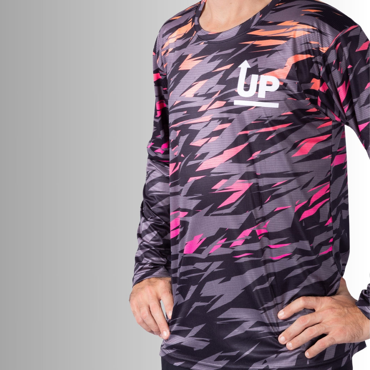 Matrix Tropical Grey – LS HYFLEX Jersey – Up North Apparel