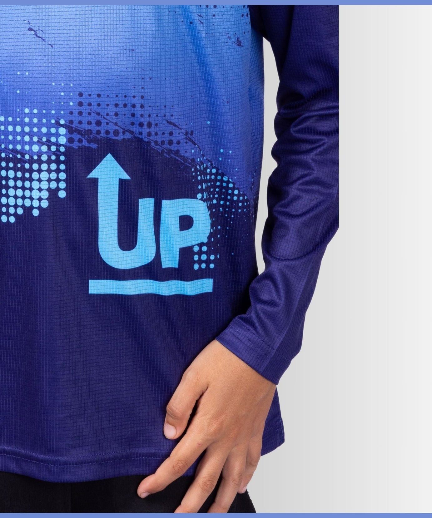 Kids Neon Navy Ink’d Up – LS HYFLEX Jersey