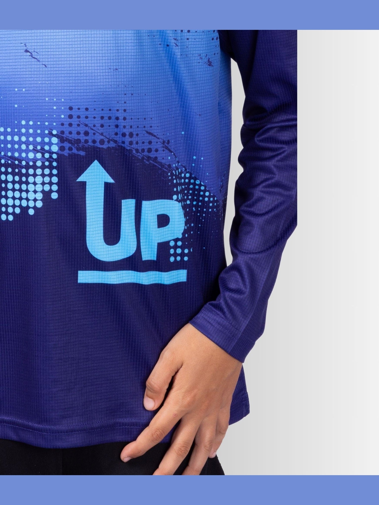 Kids Neon Navy Ink’d Up – LS HYFLEX Jersey