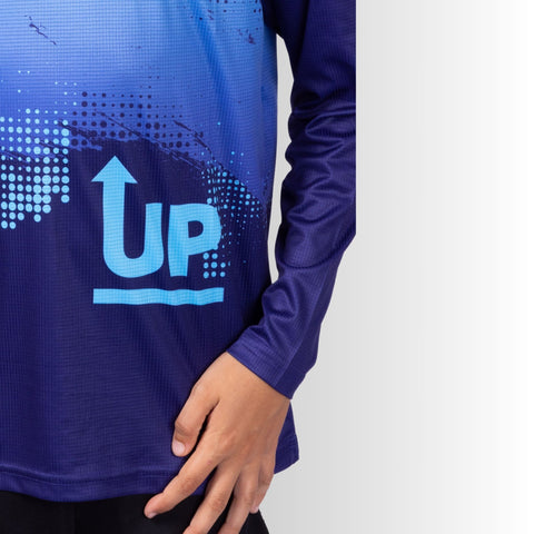 Kids Neon Navy Ink’d Up – LS HYFLEX Jersey (Copy)