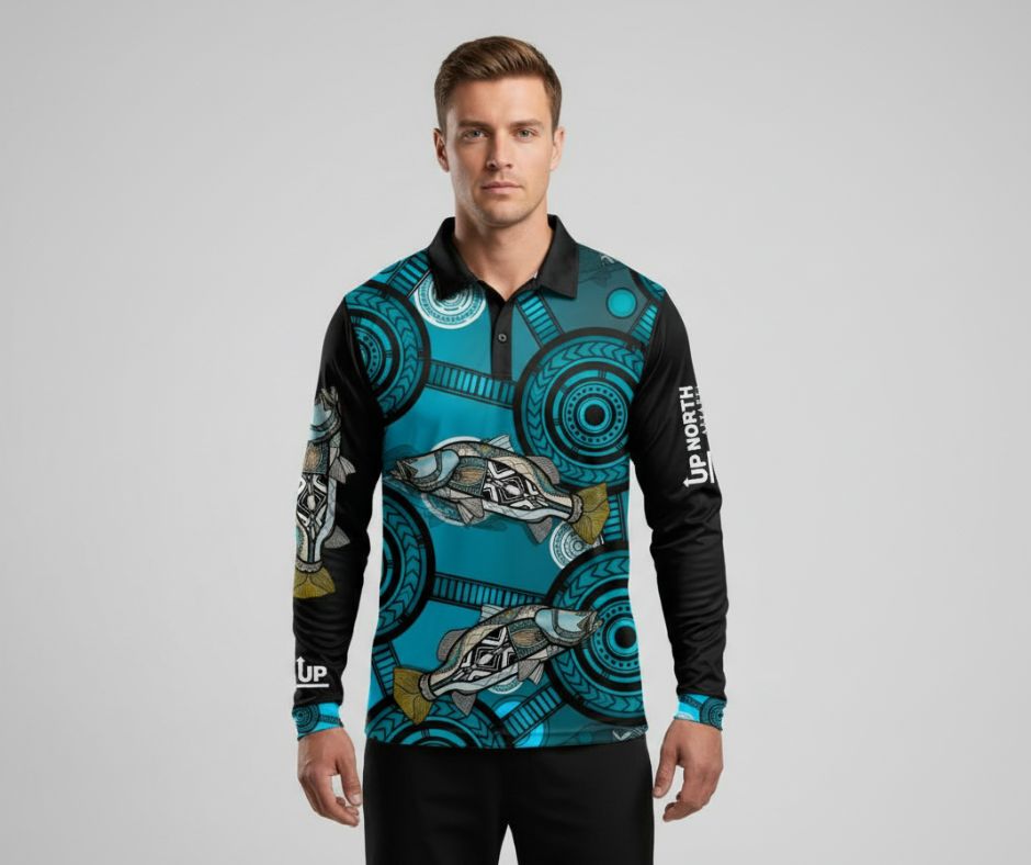 BARRA INDIGENOUS DESIGN POLO JERSEY