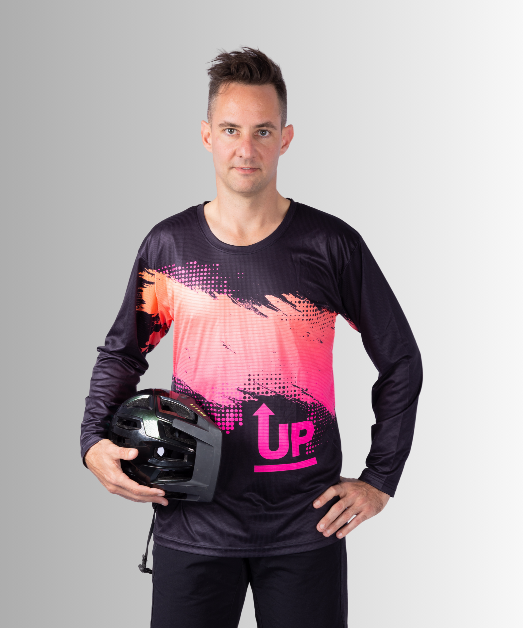 Neon Black Ink’d Up – LS HYFLEX Jersey