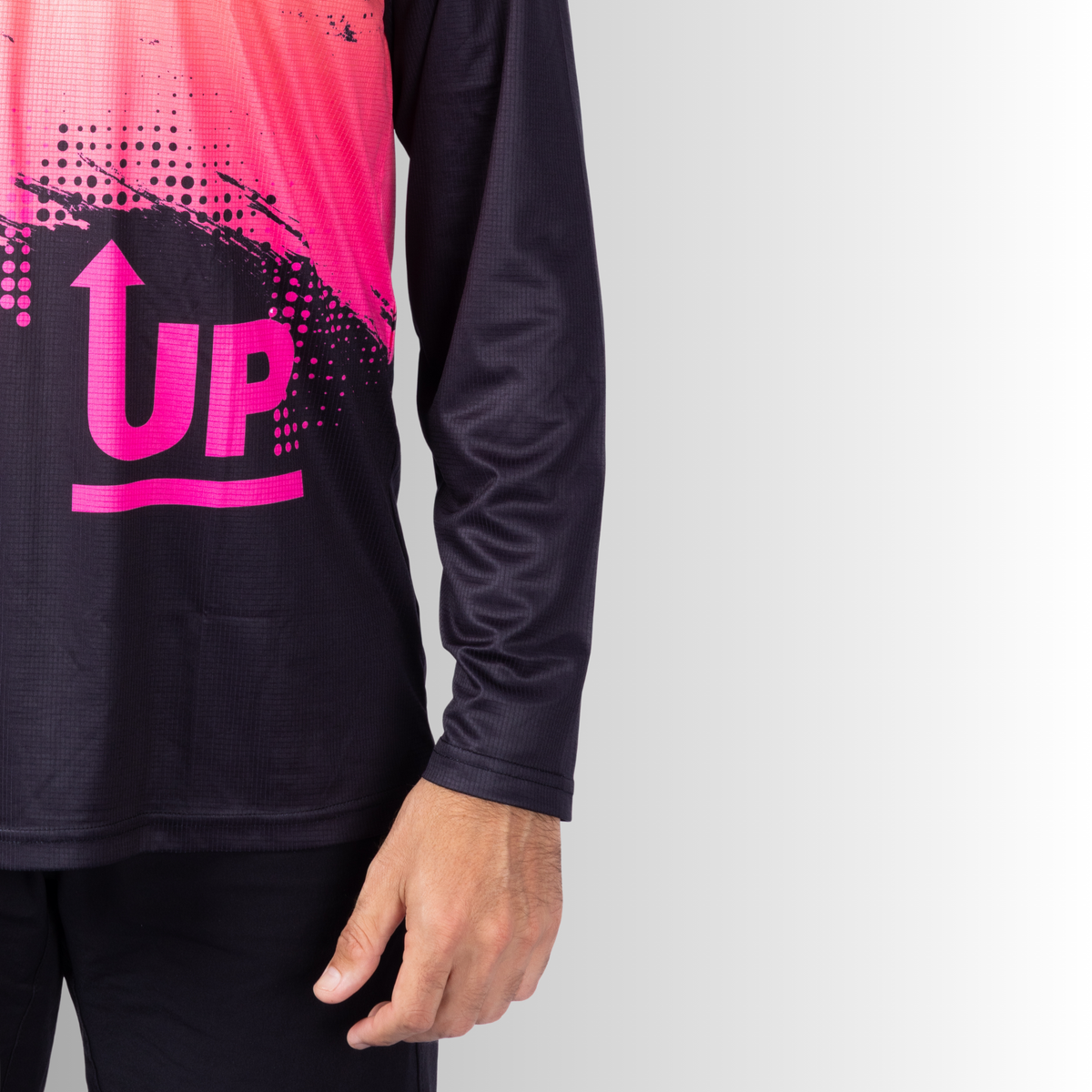 Neon Black Ink’d Up – LS HYFLEX Jersey – Up North Apparel