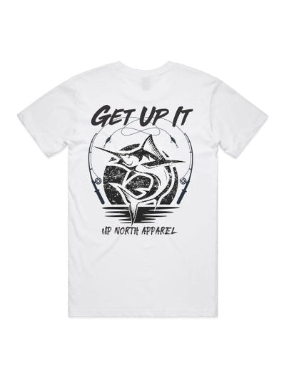 GET UP IT - WHITE TEE – Up North Apparel